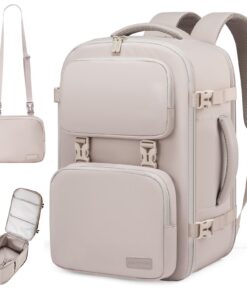 LOVEVOOK Sac à dos de voyage amovible pour ordinateur portable pour voyageurs fréquents en semaine et week-end en ville