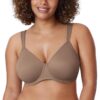 DELIMIRA Femme Soutien-Gorge Minimiseur Grande Taille avec Armature Maintien Tasse Lisse