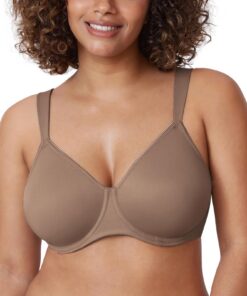 DELIMIRA Femme Soutien-Gorge Minimiseur Grande Taille avec Armature Maintien Tasse Lisse