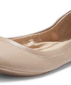 Lucky Brand Femme Emmie Flat Ballerines pour Femmes en Cuir Élégantes Chaussures de Printemps/Eté Mignonnes et Confortab