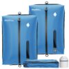 Sacs Sous Vide Réutilisables IPX8 Étanches 2 Pièce pour Valise Sac à Dos Bagage à Main avec Pompe et Compression