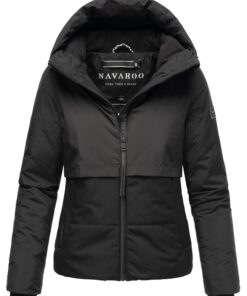 Veste d'hiver chaude matelassée Navahoo femme doublure en polaire capuche motif poussins d'amour XS-XXL