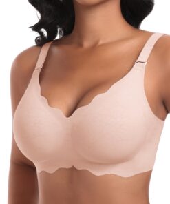 Brassiere sans Armature V Col femme sans Coutures confortable pour quotidien