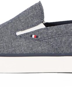 Tommy Hilfiger Homme Chaussures de Running à Lacets Doux en Caoutchouc Fm0fm05390