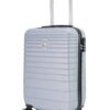 VIDA since 1995 Valise Rigide VR611B Double Rapport Qualité/Prix - 34L 35x20x55cm Argent - S-CABINE