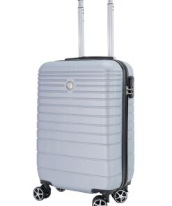 VIDA since 1995 Valise Rigide VR611B Double Rapport Qualité/Prix - 34L 35x20x55cm Argent - S-CABINE