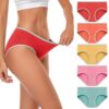 Culottes de coton Wirarpa pour femmes - Taille basse - Multicolore - Idéales pour le sommeil - Multipack