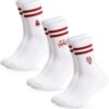 Occulto Chaussettes Sport Noël Femme & Homme - Lot de 3 (modèle Rudolph) | Échauffement rapide, Séchage rapide, Doublure