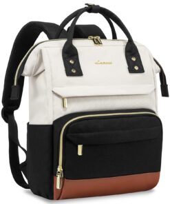 LOVEVOOK Sac à dos étanche pour femme, fille et adolescente, avec compartiment pour ordinateur portable de 15,6" OEKO-TE