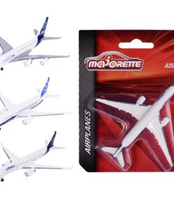 Majorette 212057980 Avion 11 cm En Acier Inoxydable pour Enfants Éducatif Jouet En Avion de Collecte Modèle Assorti Jeux
