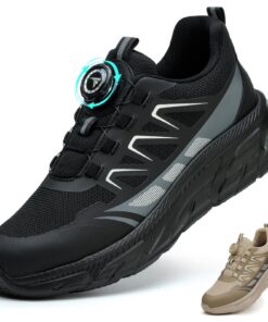 Chaussures de Sécurité BAXIWUY Hommes Légères Antibouclier Respirantes Antidérapante Chaussures de Travail
