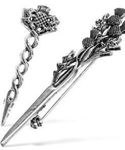 AOKWAWALIY 2 Pièces Broche Écossaise Hommes Cadeaux Épingles Décoratives Clips Décoration Écossaise Hommes Épingles Char