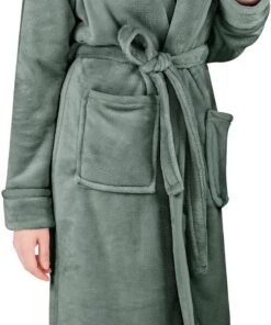 Robe de chambre NY Threads pour femme | Comfortable et douillet | OEKO-TEX STANDARD 100