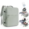 SZLX Sac Étanche à Dos Sous Vide avec Système de Vide, Sac de Voyage Compact Taille Cabine pour Homme/Femme, Rucksack Vo