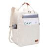 Sac à dos Lossga voyage cabine Easyjet beige antivol avec compartiment ordinateur 45x36x20cm