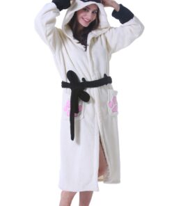 ATOZ Pyjama Robe Doux Femme Animaux Flanelle Dessin Animé
