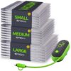 Sac Sous Vide Vacbird Travel Réutilisable Pompe USB, Lot de 18, Essentiels de Voyage Durables