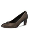 Tamaris Escarpins Femme Cuivre Glam 39 EU Mode Pratiques et Elegants