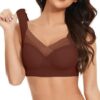 Générique 2024 Soutien-gorge push-up sans couture anti-affaissement des seins, grande taille, poitrine respirante
