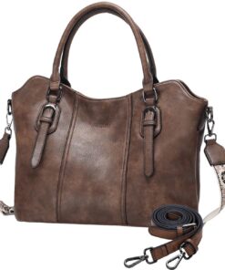 Sac à Main VASCHY Femme Cuir PU Practique Cours Travail Voyage Cadeau