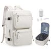 Bluterm Sac à Dos Sous Vide Avec Pompe Évodé Porte Gourde EasyJet Femme Homme 40x20x25 Cabine Compression 40L