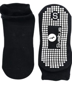 Sveltus Chaussettes Antidérapantes pour Sportifs - Athlétisme et Fitness - Taille Adaptable (S, M, L) - Grip Max - Polyp