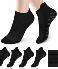 Chaussettes Pilates Vancle Anti-Dérapantes Femme 36-41 | Adhérence Optimale | Pilates, Barre, Ballet | Séances de Fitnes