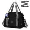 BAGZY | Bagage Cabine Wizzair Imperméable 25L Noir pour Voyage Weekend et Sport