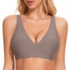JOYTREE Soutien-gorge lisse sans armatures pour femme comfortable avec extension supplémentaire et soutien supplémentair