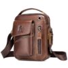 Sacoche BAIGIO Homme Cuir Vintage pour Affaires et Voyage
