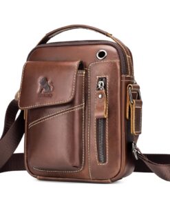 Sacoche BAIGIO Homme Cuir Vintage pour Affaires et Voyage