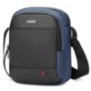 BAIGIO Sacs Bandoulière Bleu pour Homme - Pouch Cross Body Ideale pour Sport, Voyages et Travail - 24x20x9cm