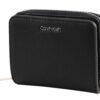 Calvin Klein Portefeuille Femme Wallet Flap Noir