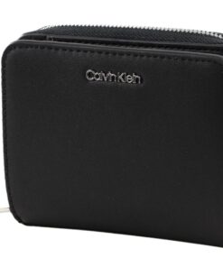 Calvin Klein Portefeuille Femme Wallet Flap Noir