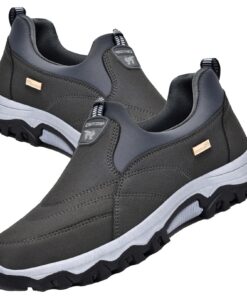 AOCASE Chaussures de Randonnée Basses Homme Pied Large Respirant Légères Confortables Gris 45/275mm AOCASE Chaussures Or