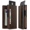 Porte-Carte Bancaire Automatique DUGRAFT, Cuir Rétro pour Homme, Petit et Minimaliste, Protection RFID, Idéal pour Café