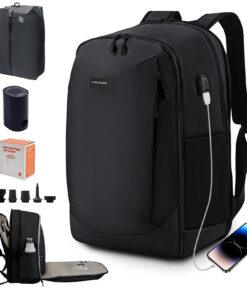 KINGSLONG Sac à Dos Sous Vides ÉTanche 65L Compacts pour Voyage Business Outdoor Protection Laptop 17.3'' Pome Incluse I