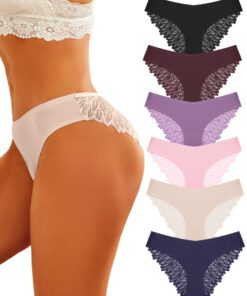 ALL OF ME Culottes Dentelle Invisible Confort Femmes Multipack Taille S à XL