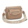 YISUOHOOM Sac Bandouliere Femme Trendy Multipoches Noir 5 Poches Zippées 7 Compartiments Mode Femme