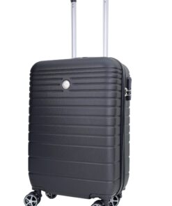 VIDA since 1995 Valise Rigide VR611B Double Roulettes 2 en 1 (Black) S-Cabine 34L |5kg 35x20x55cm Qualité/Prix Voyage Af