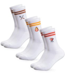 Occulto Chaussettes de Sport pour Femme et Homme - Lot de 3 (modèle: Rio) - Comfort et Tenue durant le Workout