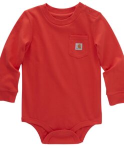 Carhartt Body à manches longues avec poche pour bébé pratique et confortableXS-LCarhartt