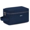 ECOHUB Trousse de Toilette Homme et Femme Bleu.Global Recycled Standard pour Rangement Cosmétiques et Voyage ECOHUB Trou