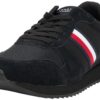 Tommy Hilfiger Homme Baskets De Running Élevées En Cuir Durable Mode de Running Sportif Fonctionnel Taille Locale Cherch