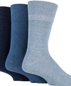 SockShop Chaussures de sport homme sans élastique, 3 paires / Taille UK 6-11, Eur 39-45