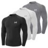 MEETYOO Chemise_compressée_homme_longues_manches_Baselayer course_équipe_fitness_musculation