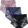 BLKDOTS Culottes Taille Haute en Dentelle pour Femme - Sexy et Complicite - Lot de 3 Tailles Disponibles