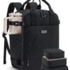 LOVEVOOK - Sac à dos de voyage pour femme | Spacieux | Pratique | Idéal pour les voyages en avion | Capacité de 30L | Ti