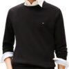 Tommy Hilfiger Pull Homme Essential Cotton Crew Neck Tommy Hilfiger en Coton