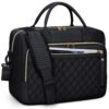 RAINSMORE Sac à ordinateur portable 17 pouces femme imperméable sac à bandoulière
